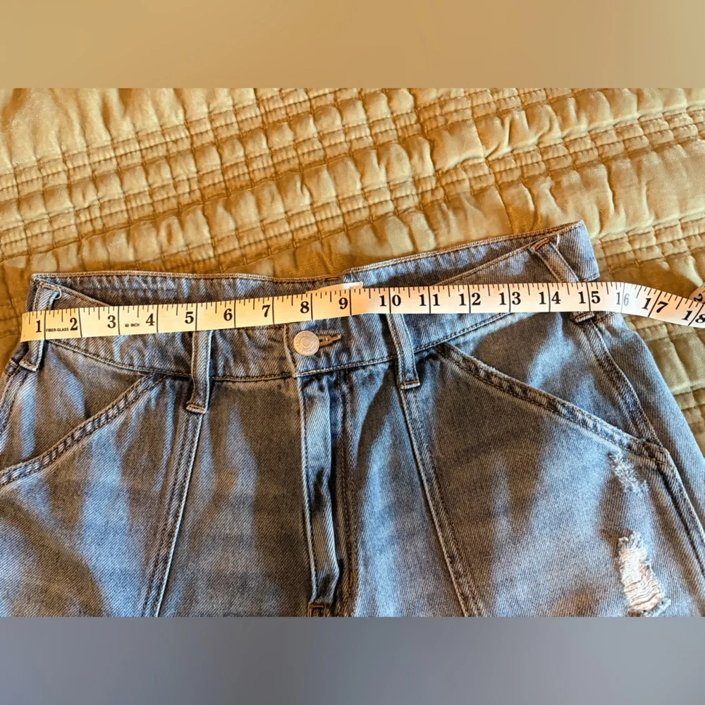 Cello wide cropped carpenter style jeans 👖 sz 11 - Picture 4 of 7